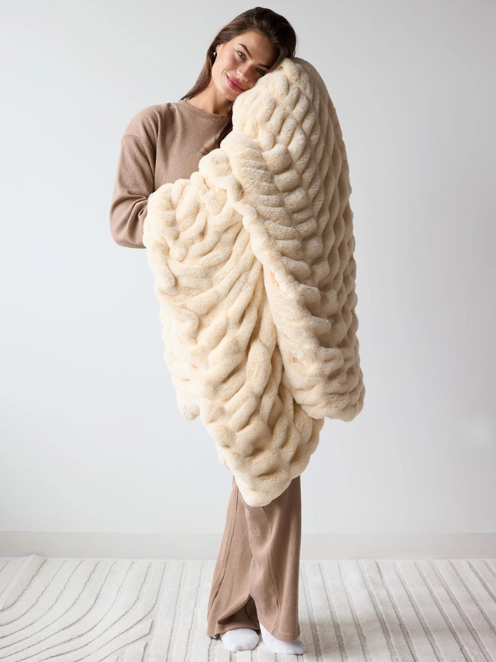 Cloud Soft Oversized Plush Blanket
